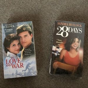 Sandra Bullock VHS lot